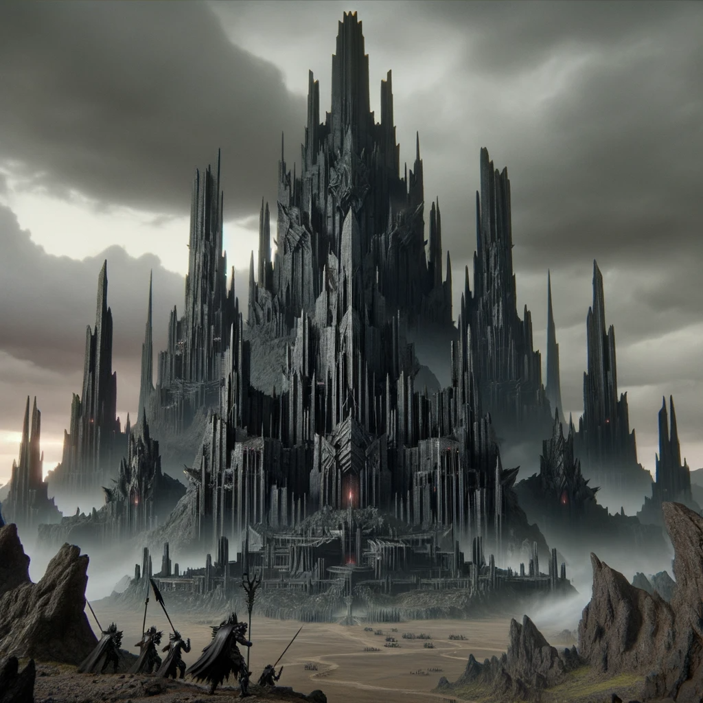 image showcases the imposing Obsidian Citadel. As the Avengers of Teldrassil approach, the towering spires of the citadel cast long shadows, hinting at the challenges they are about to face inside.